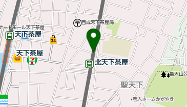 北天下茶屋の地図画像
