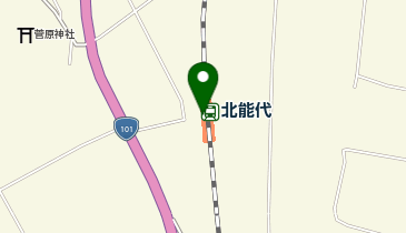 北能代の地図画像