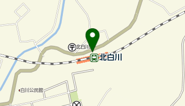 北白川の地図画像