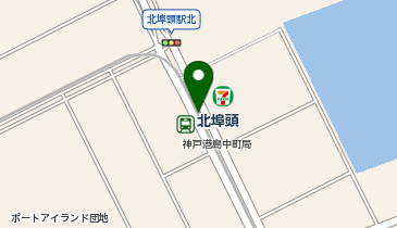 北埠頭の地図画像