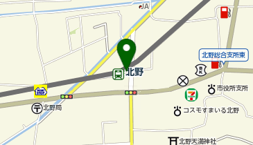 北野(福岡県)の地図画像