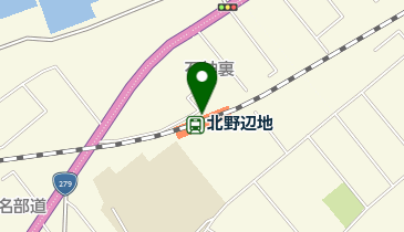 北野辺地の地図画像