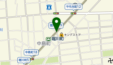 堀川町の地図画像