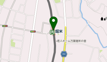 堀米の地図画像