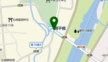 幌平橋の地図画像