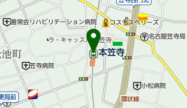 本笠寺の地図画像