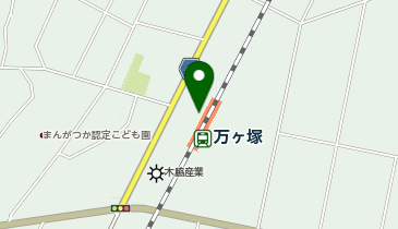 万ヶ塚の地図画像