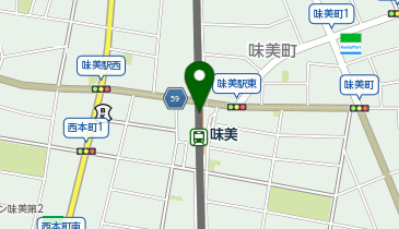 味美(名鉄線)の地図画像