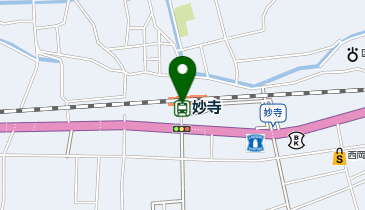 妙寺の地図画像