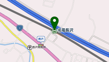 名電長沢の地図画像