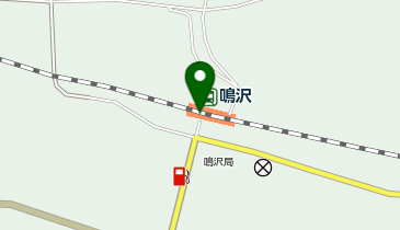 鳴沢の地図画像