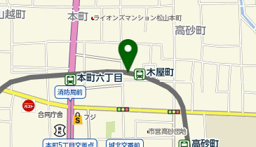 木屋町の地図画像