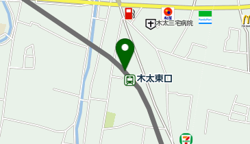 木太東口の地図画像