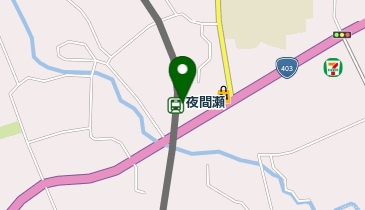 夜間瀬の地図画像