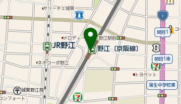 野江〔京阪線〕の地図画像
