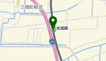 矢加部の地図画像