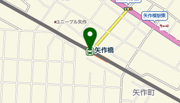 矢作橋の地図画像