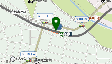 矢田(愛知県)の地図画像