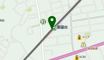 薬園台の地図画像