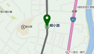 柳小路の地図画像