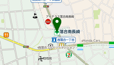 落合南長崎の地図画像
