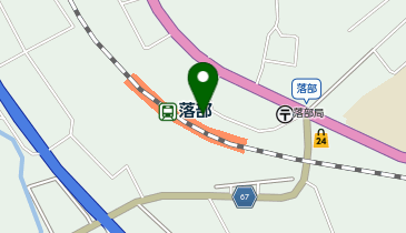 落部の地図画像