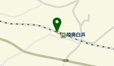 陸奥白浜の地図画像