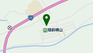 陸前横山の地図画像