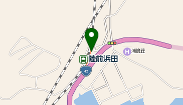 陸前浜田の地図画像