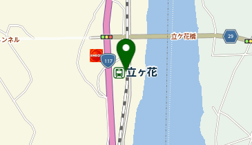 立ヶ花の地図画像