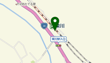 梁川(山梨県)の地図画像