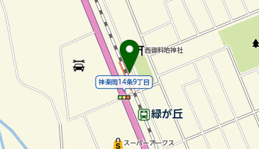 緑が丘(北海道)の地図画像