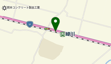 緑川の地図画像