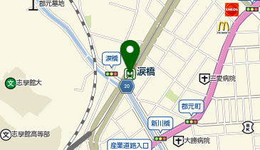 涙橋の地図画像