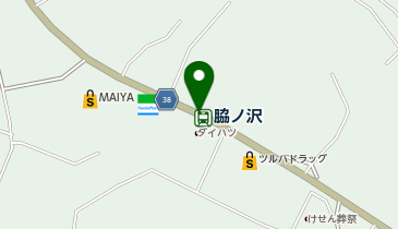 脇ノ沢の地図画像