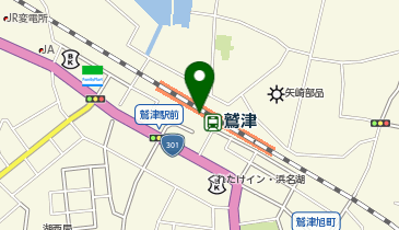 鷲津の地図画像