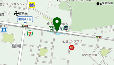 榴ヶ岡の地図画像