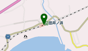 田井ノ浜の地図画像