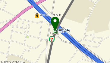 三ツ石の地図画像