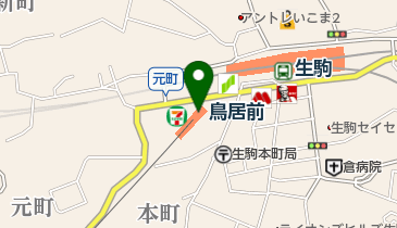 鳥居前の地図画像