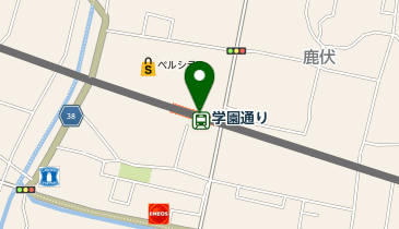 学園通りの地図画像