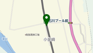 石川プール前の地図画像