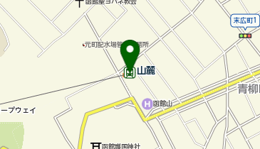 山麓の地図画像