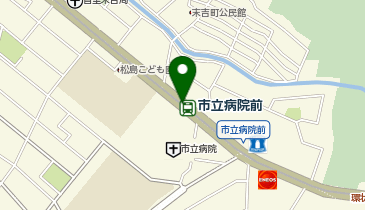 市立病院前(沖縄県)の地図画像