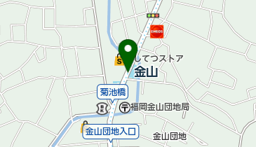 金山(福岡県)の地図画像