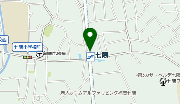 七隈の地図画像