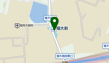 福大前の地図画像