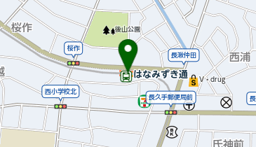 はなみずき通の地図画像