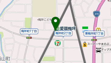 愛環梅坪の地図画像
