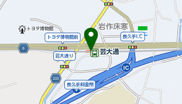 芸大通の地図画像